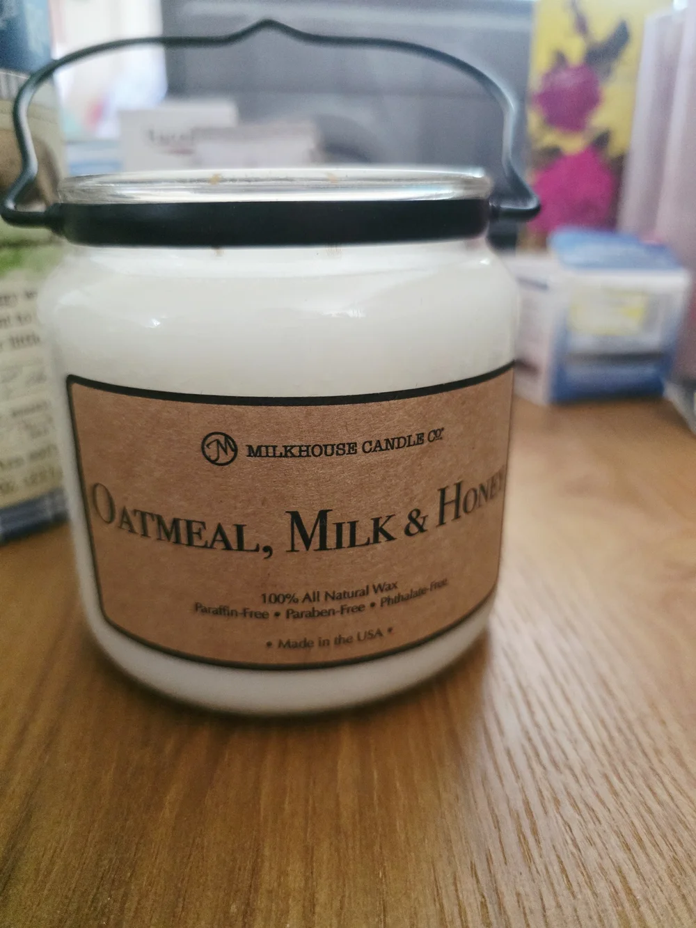 NEW Milkhouse Candle Co. Butter Jar Scented Candle - Oatmeal, Milk & Honey 22 oz